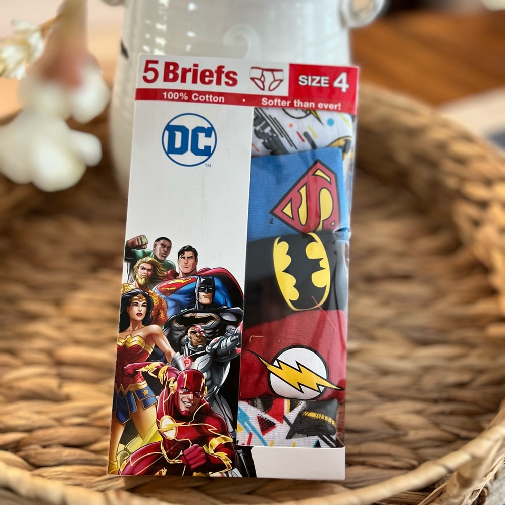 Boys Justice League Cotton Underwear